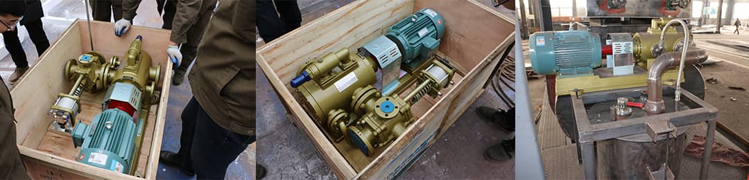 bitumen three-screw pumps